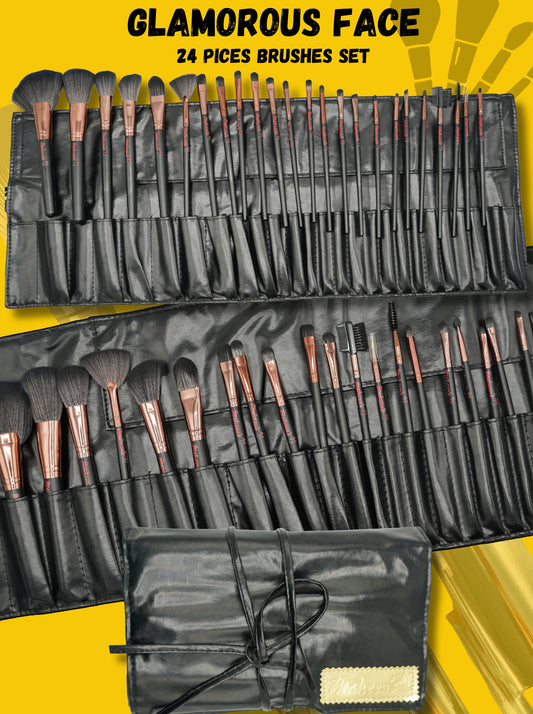 Maheen's Glamorous Face 24-Pices Brush Set