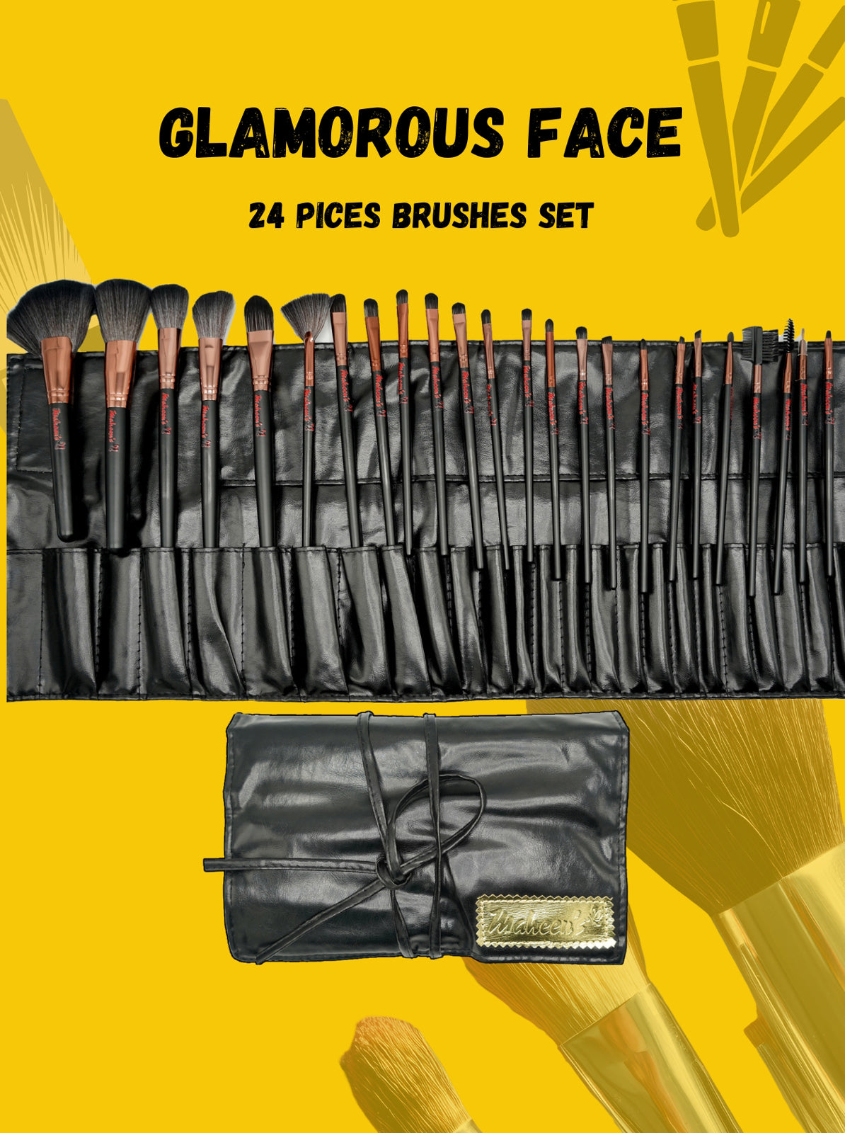 Maheen's Glamorous Face 24-Pices Brush Set