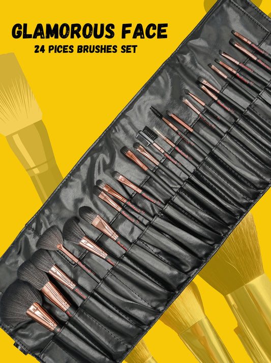 Maheen's Glamorous Face 24-Pices Brush Set