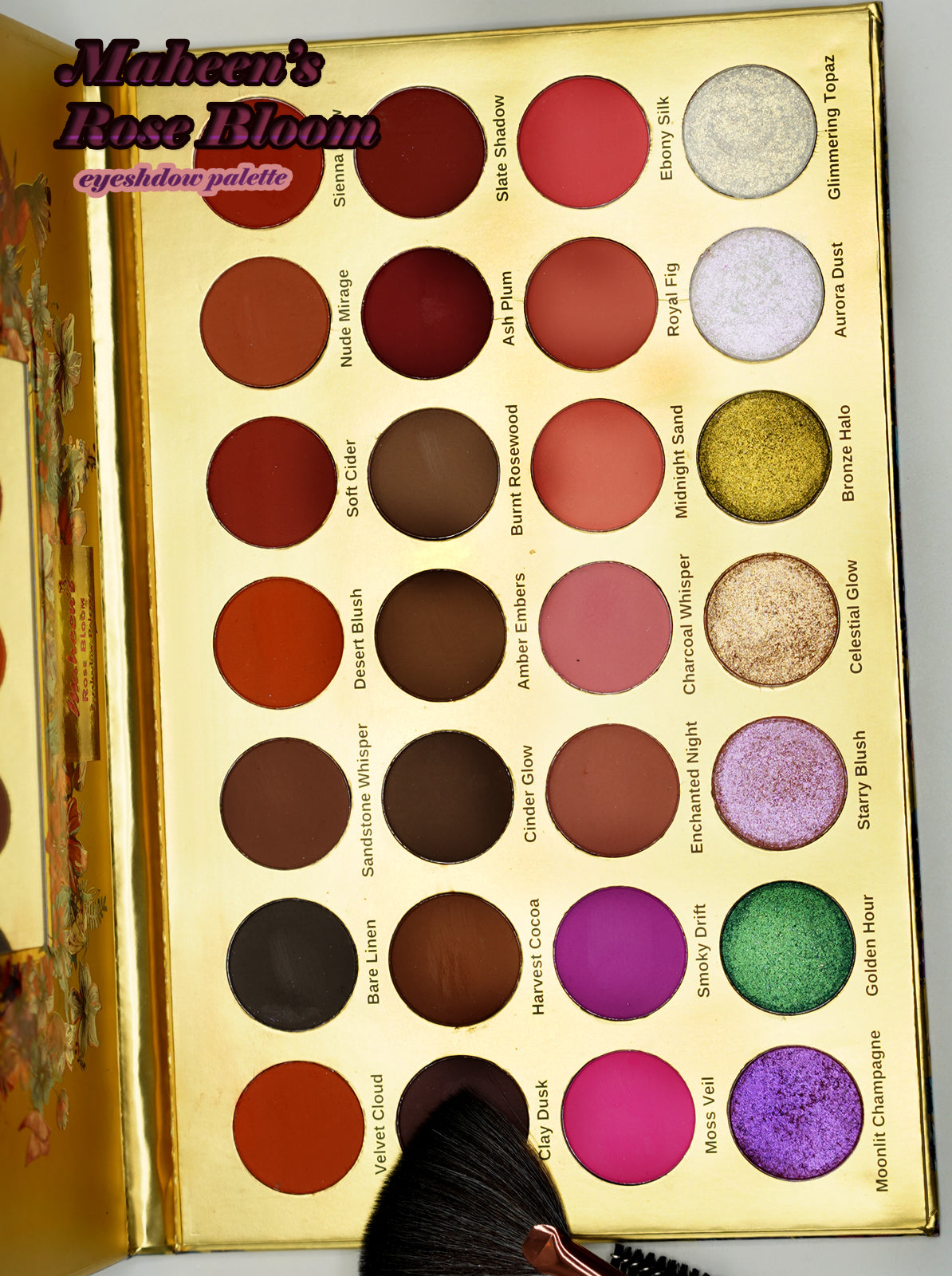 Maheen's Rose Bloom Eyeshadow Palette